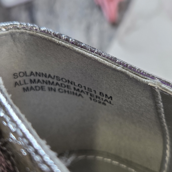 Steve Madden Metallic Silver Loafers - Picture 5 of 5